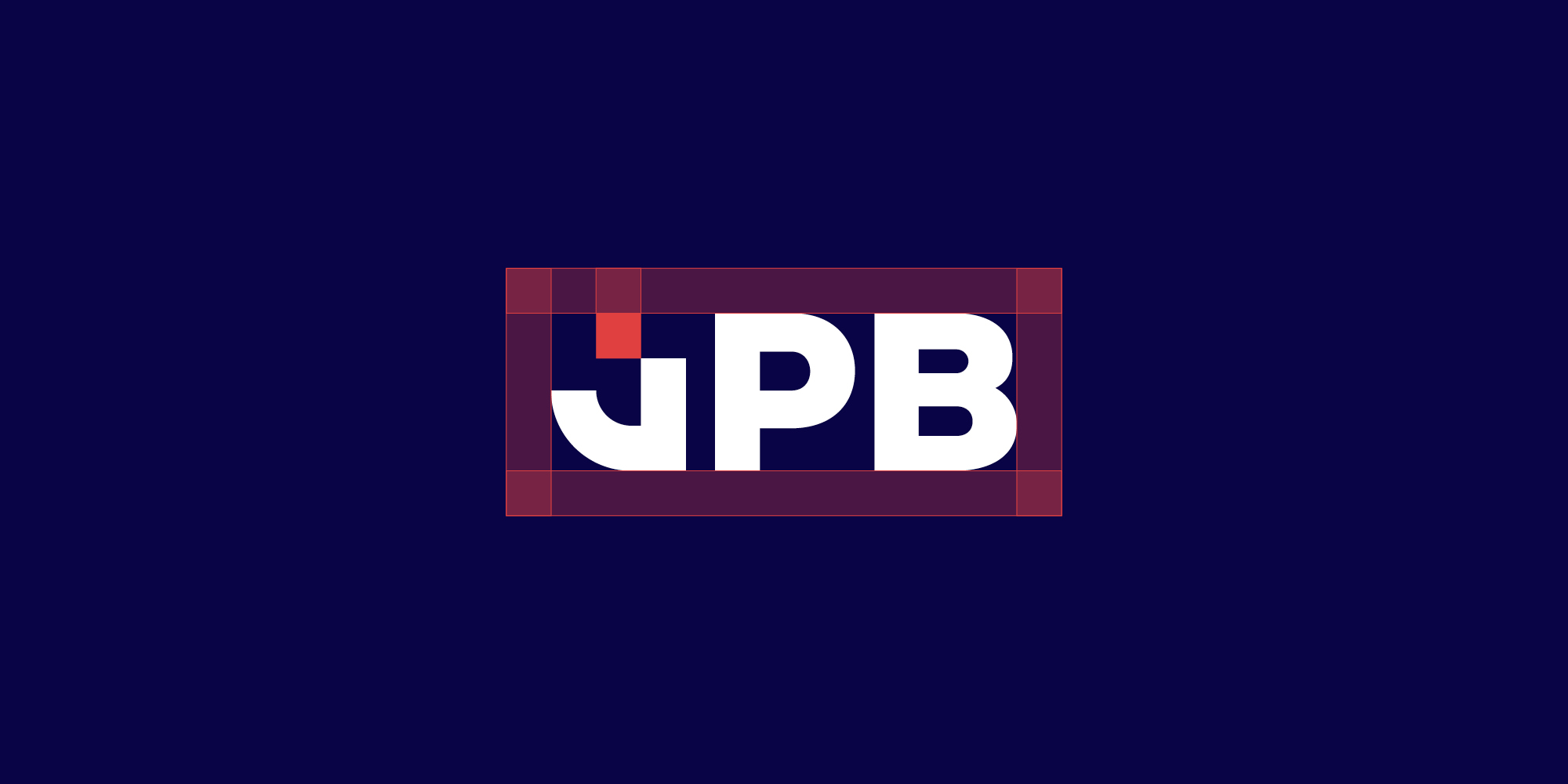 Identité de marque de JPB audiovisuel. Logotype