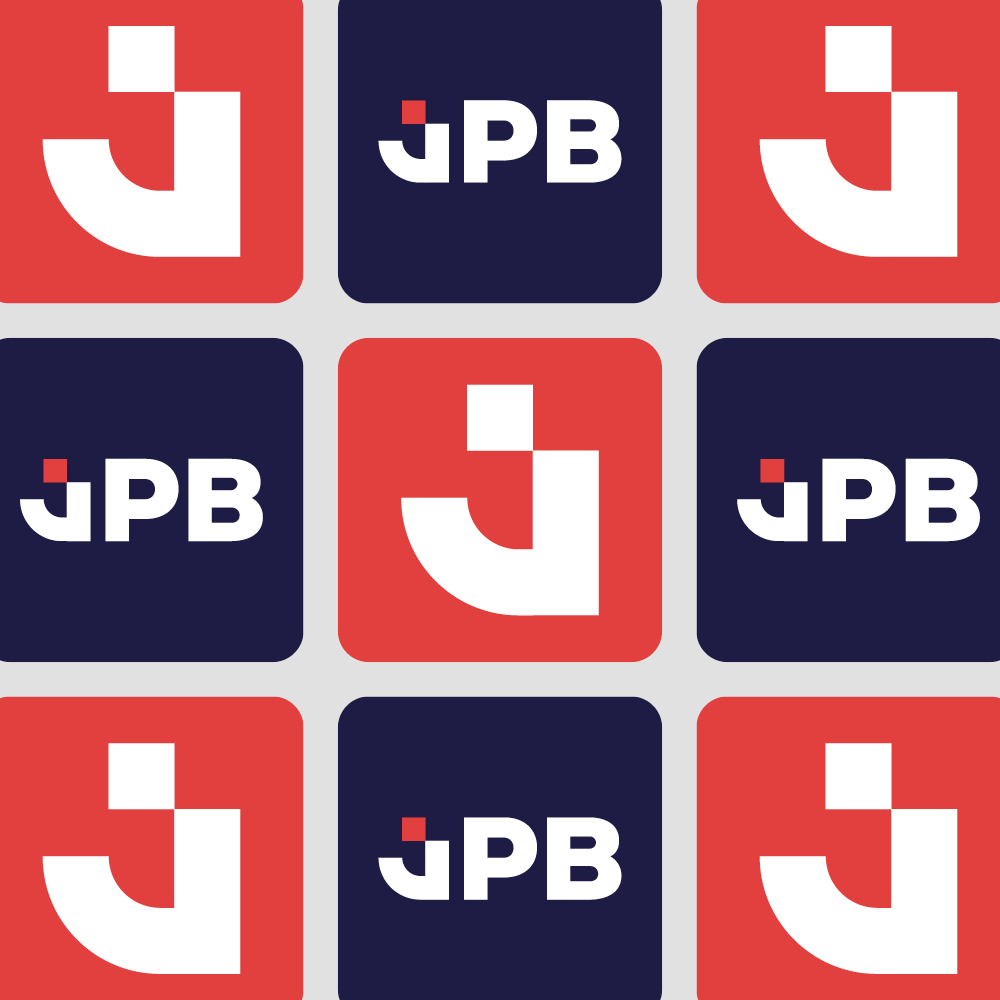 Identité de marque de JPB, stickers flight case.