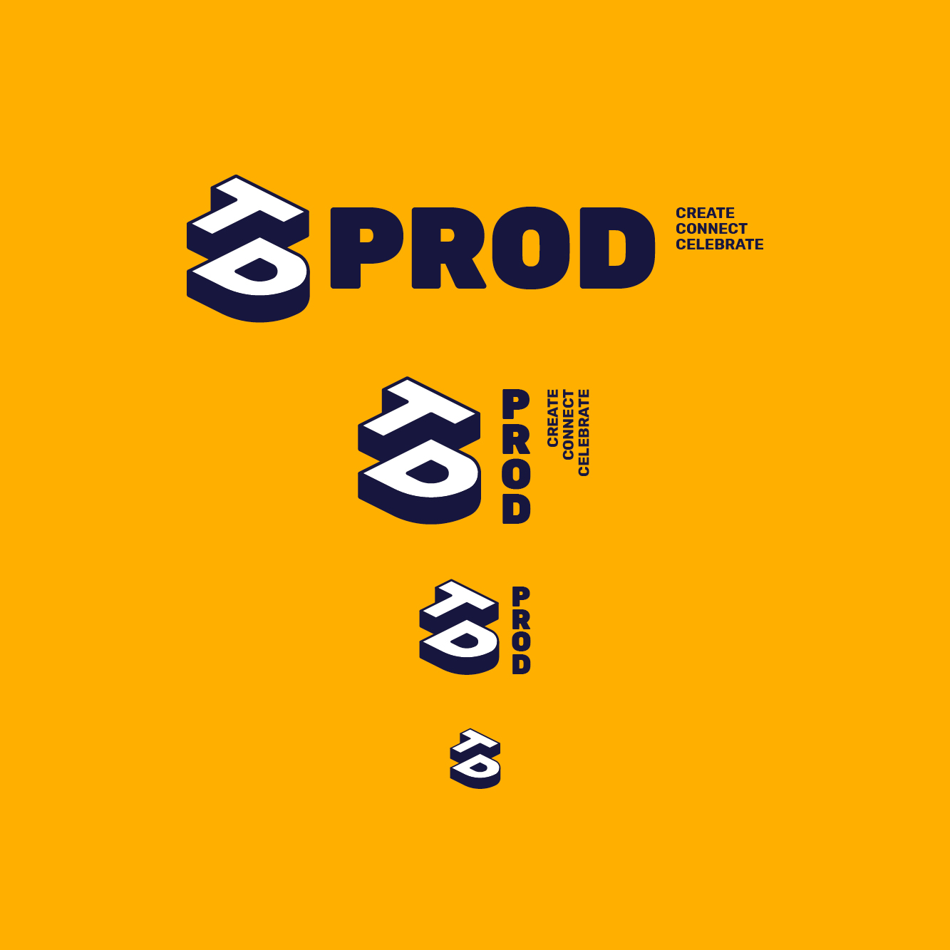 TD Prod charte graphique logotype responsive déclinaisons