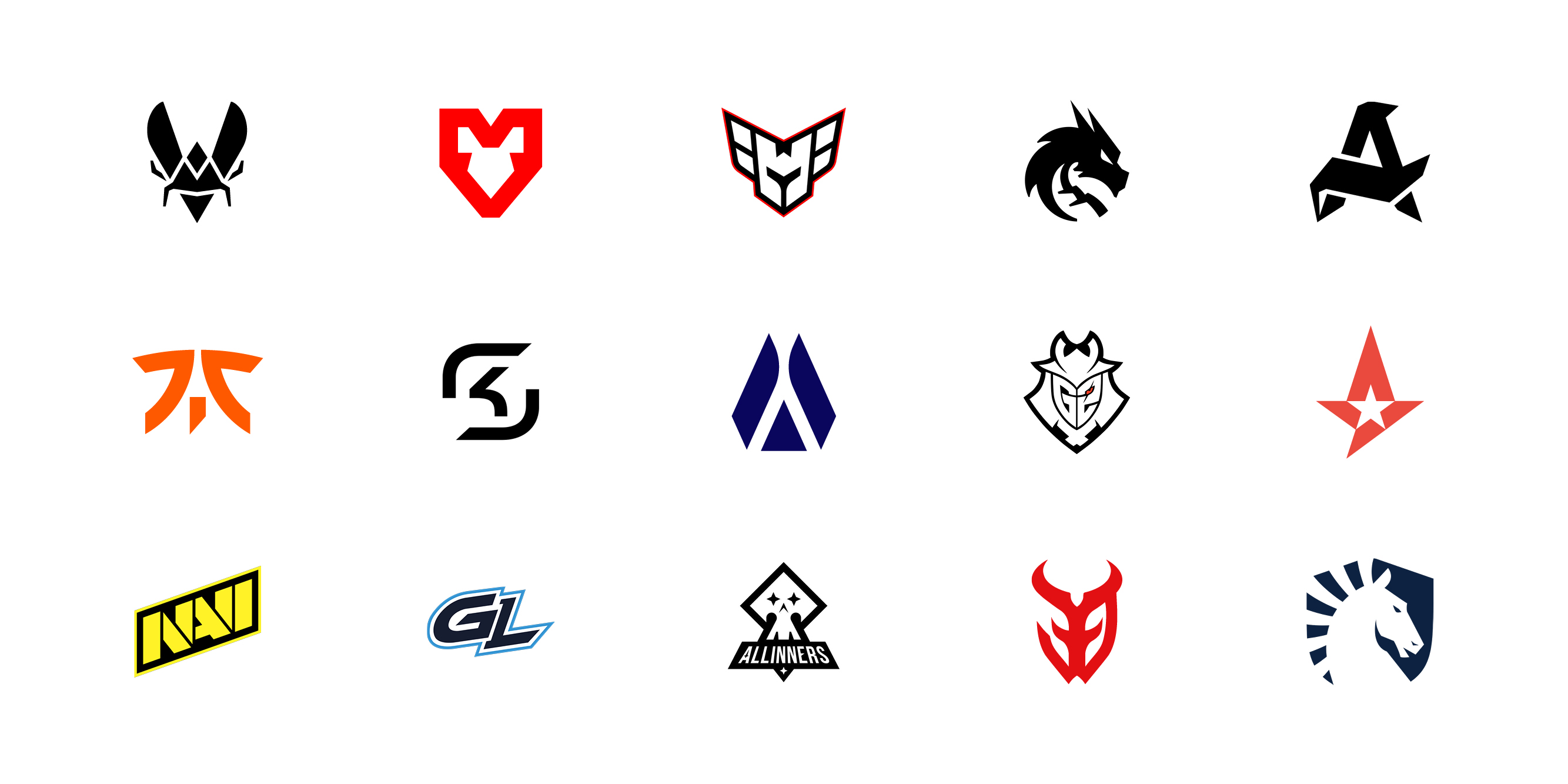 Atrivm E-sport bench concurence logotypes