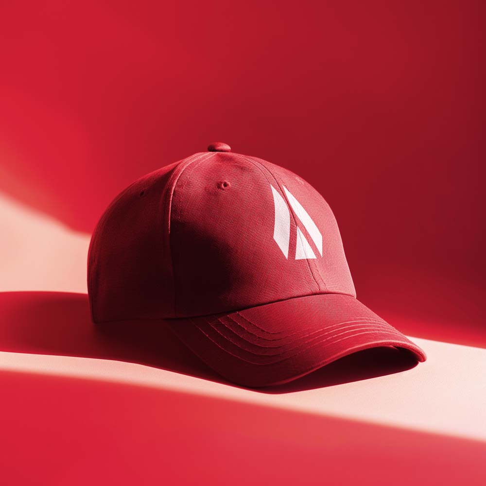 Identité de marque de Atrivm. Casquette.