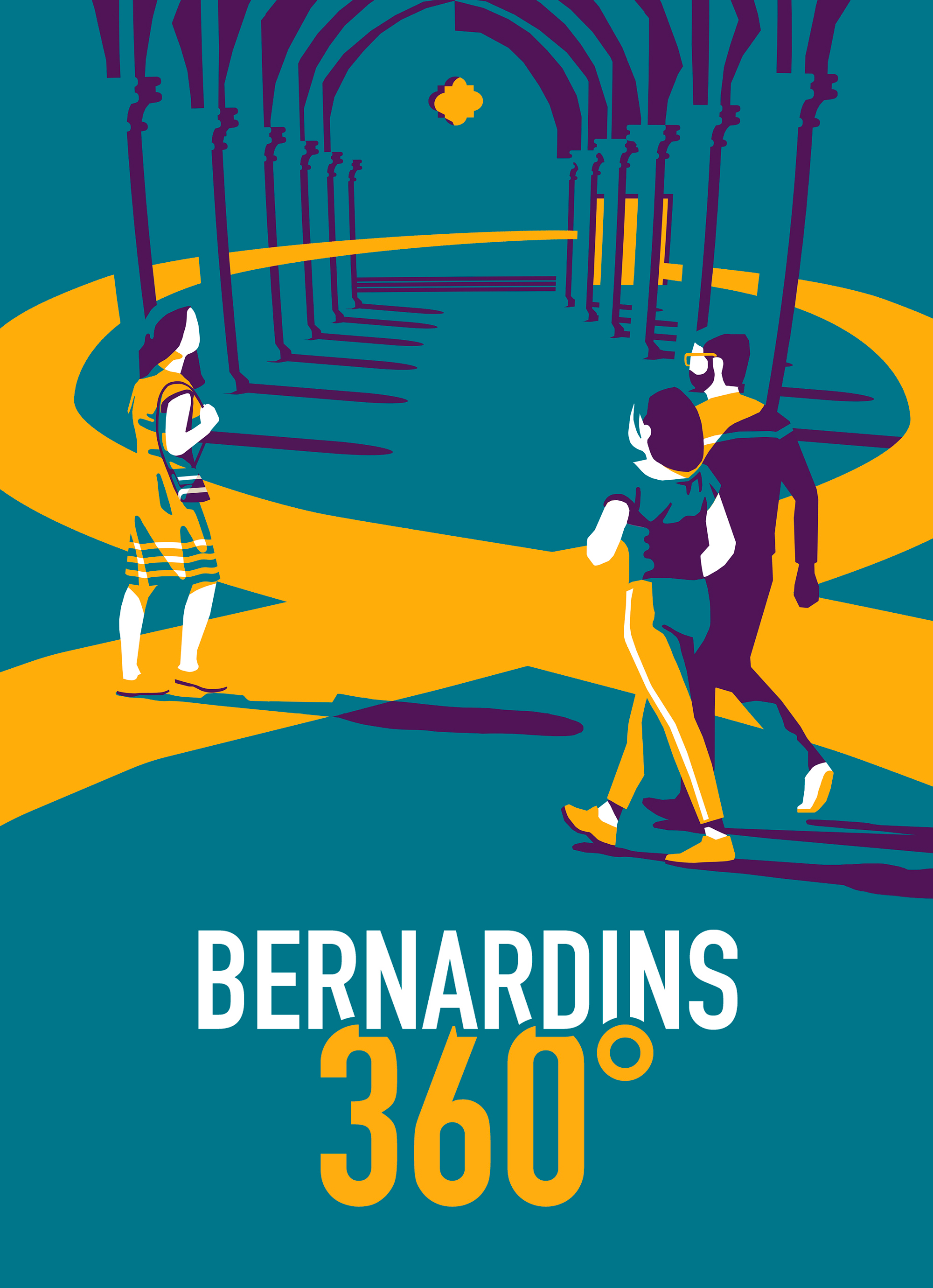 illustration affiche Collège des Bernardins