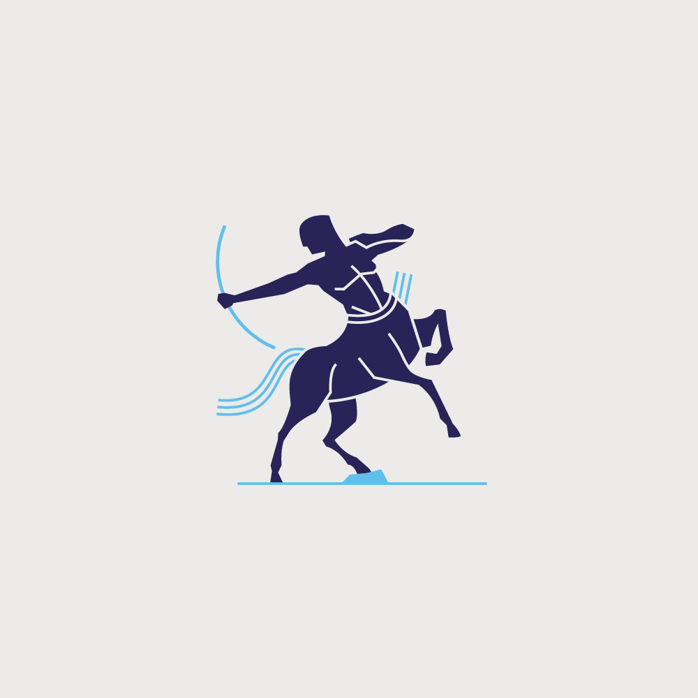 Divers logos, logothèque, logotypes centaure