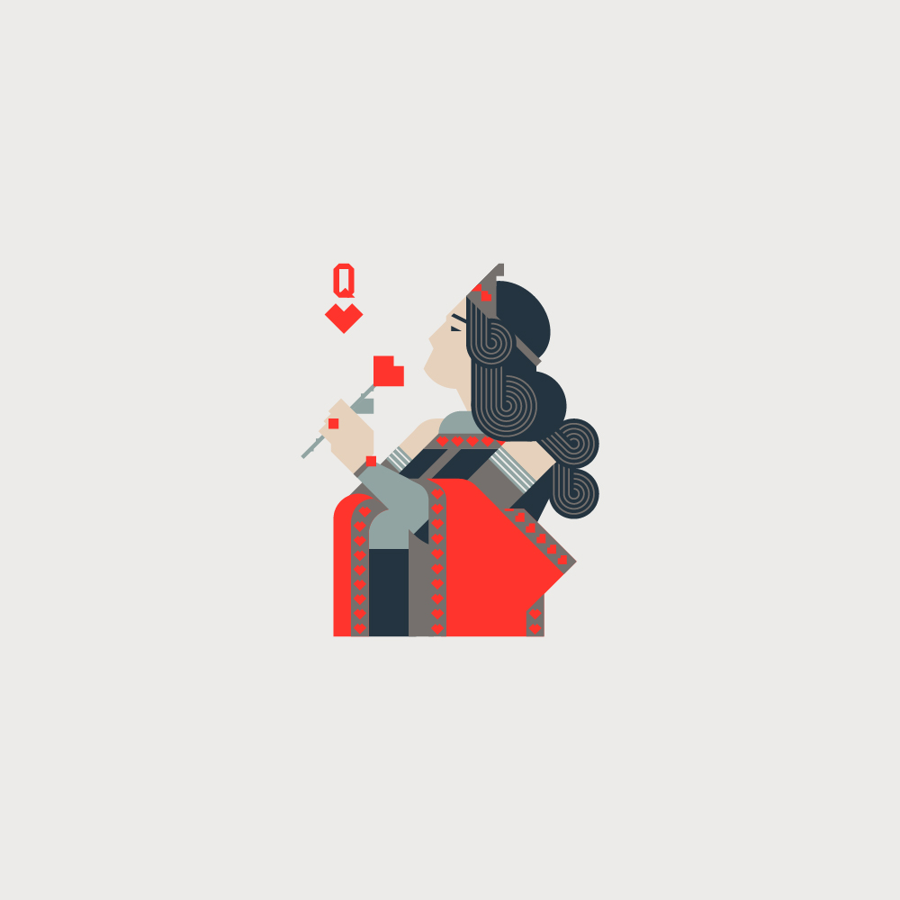 Divers logos, logothèque, logotypes dame coeur
