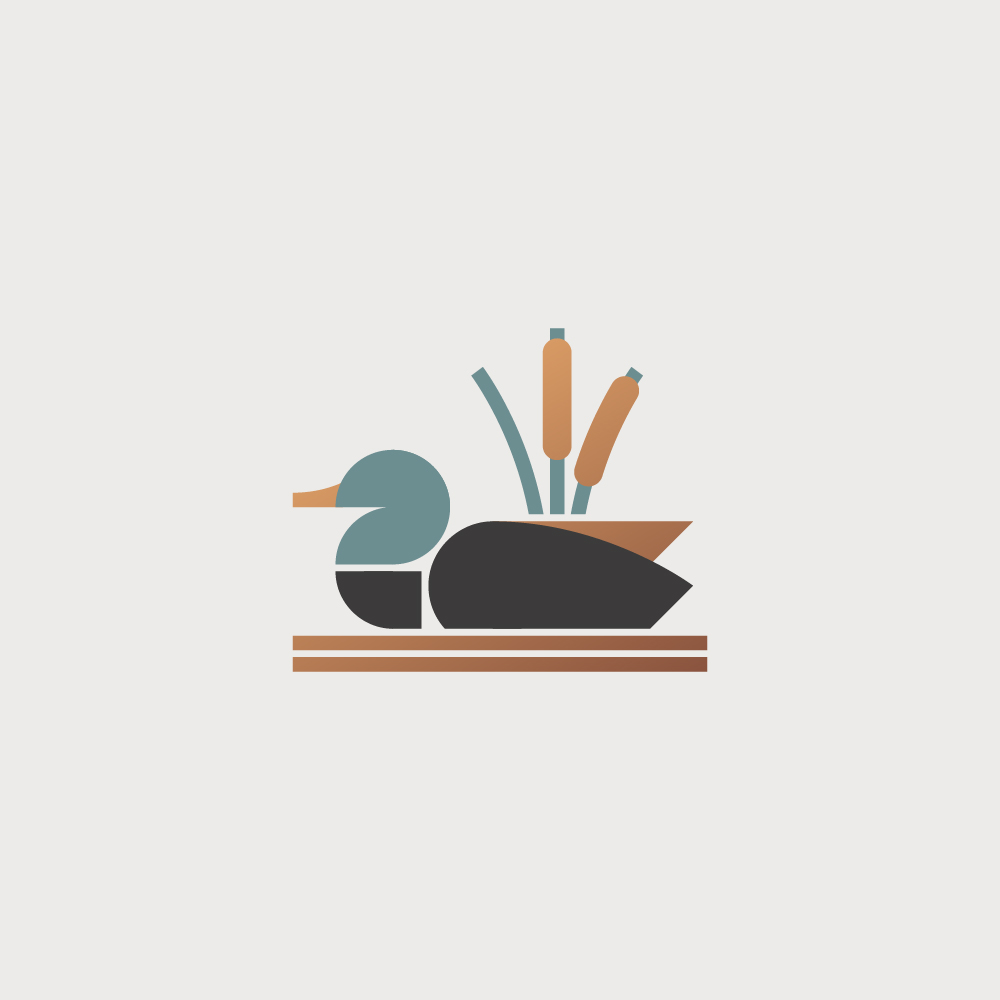 Divers logos, logothèque, logotypes canard