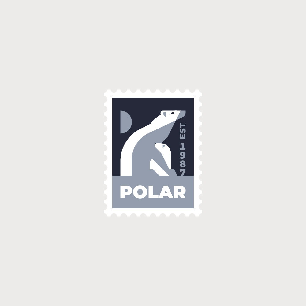 Divers logos, logothèque, logotypes ours polaire