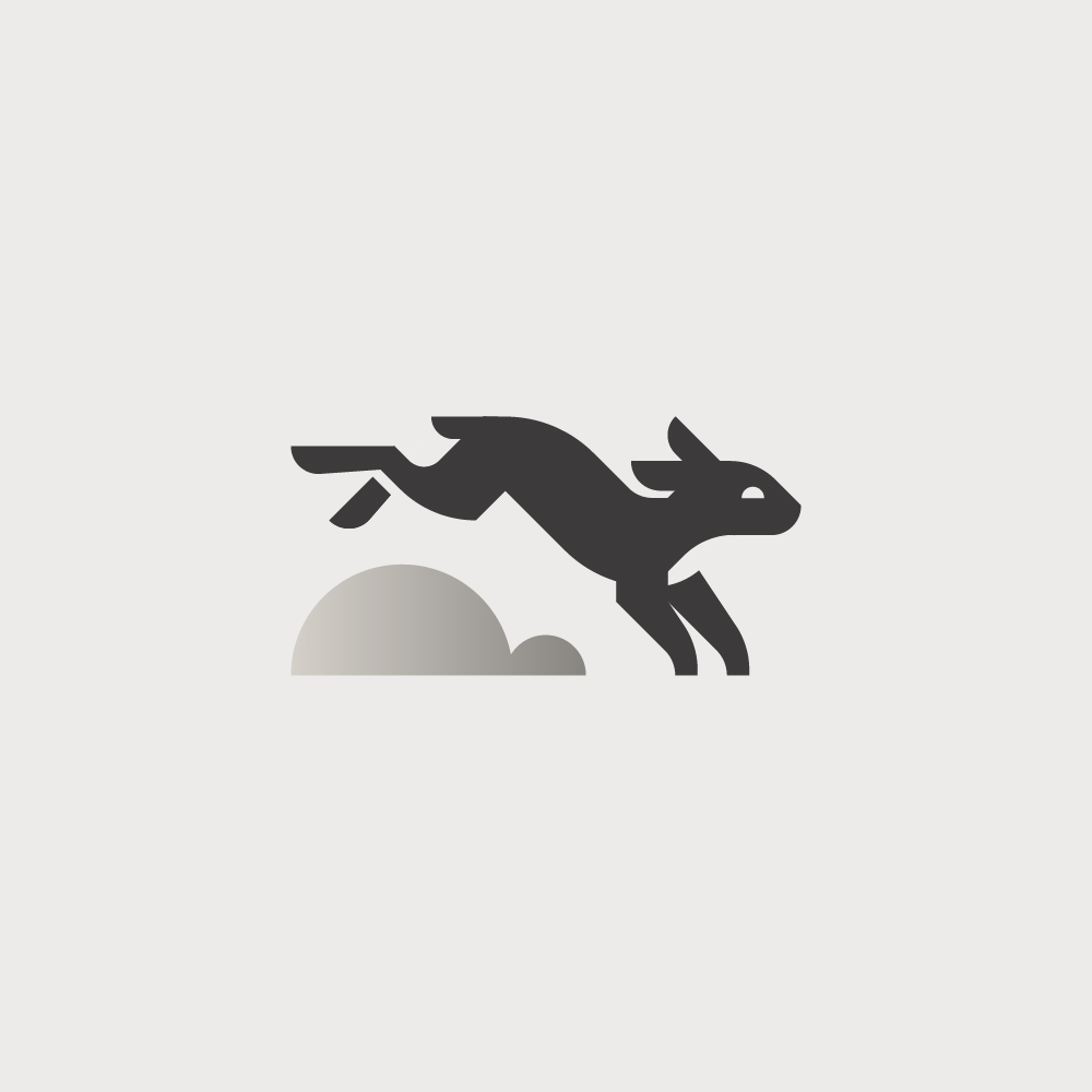 Divers logos, logothèque, logotypes lapin hare
