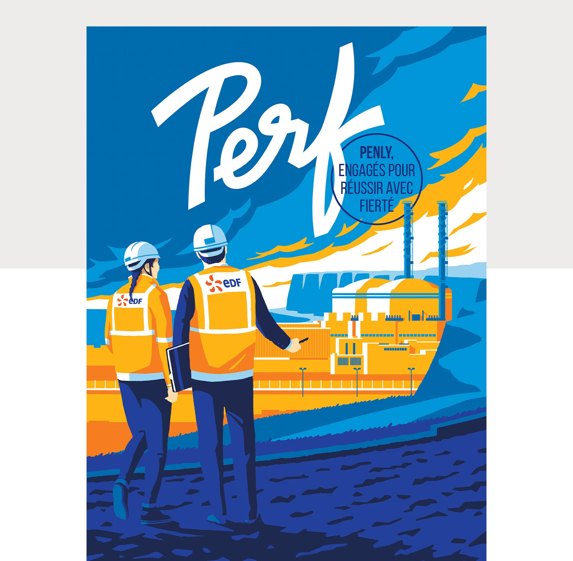 illustration EDF centrale Penly