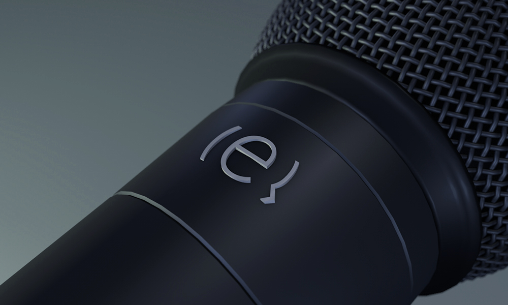 identité de marque régie accoustique Ekléo 3D visuel