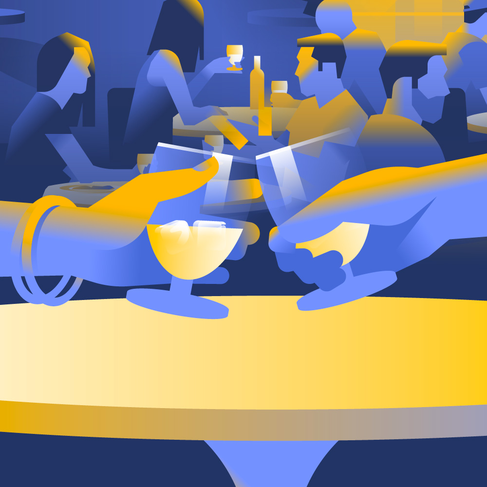 Illustration pour motion design Ricard