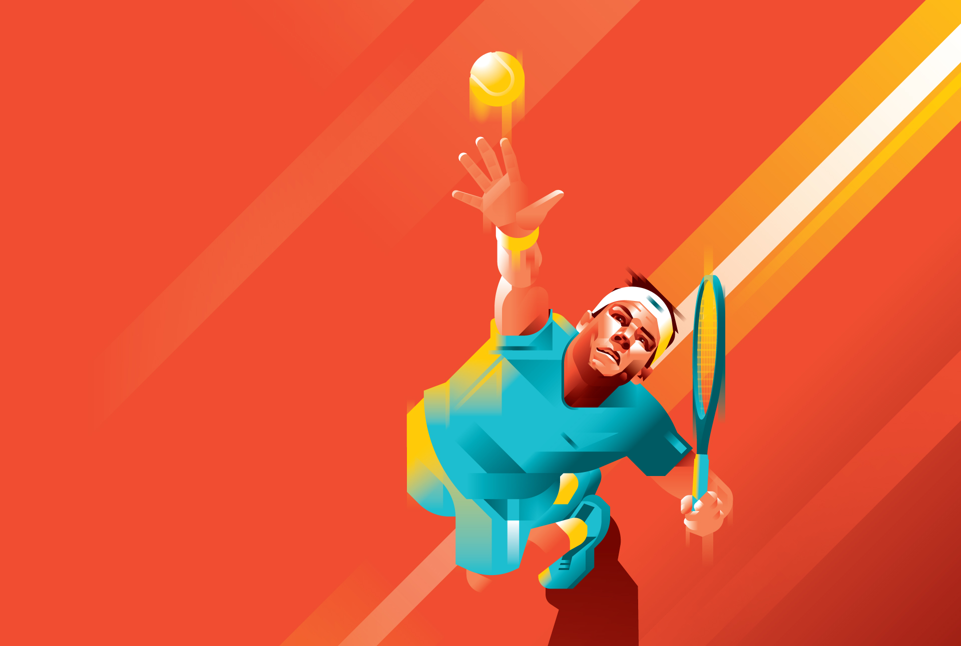 Illustration Raphael Nadal Illustration Raphael Nadal