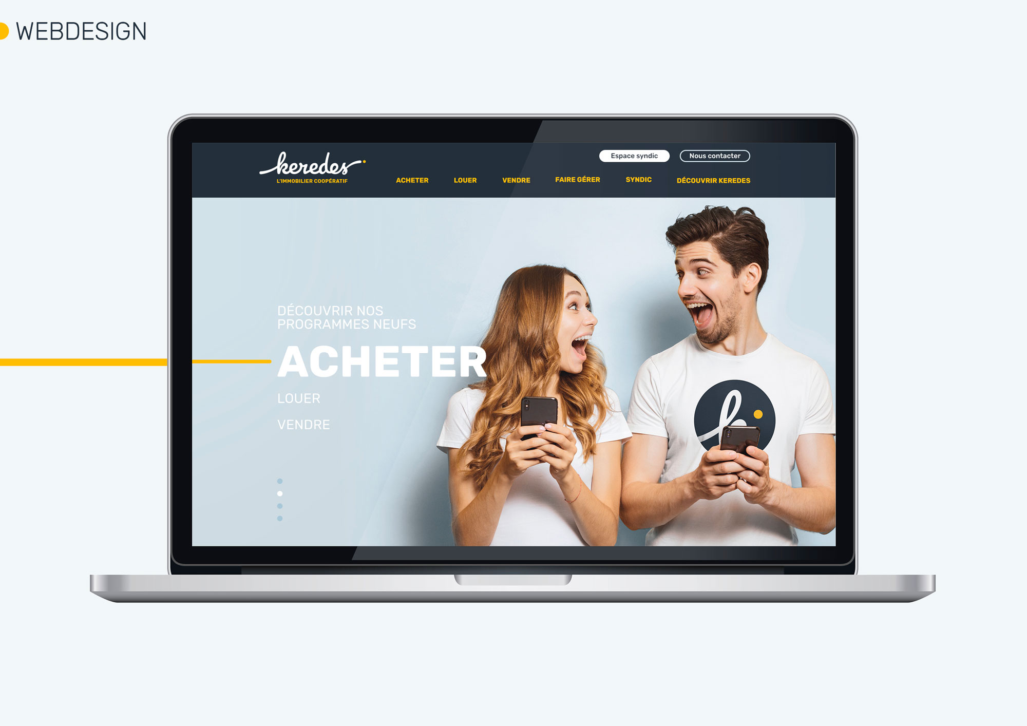 identité de marque promoteur immobilier webdesign