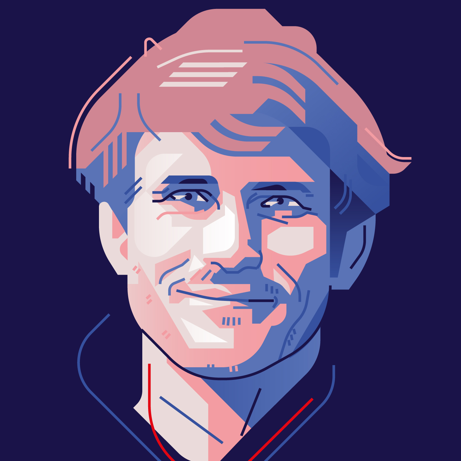 Portrait de François Gabart pour le wall of fame village du Vendée Globe 2024