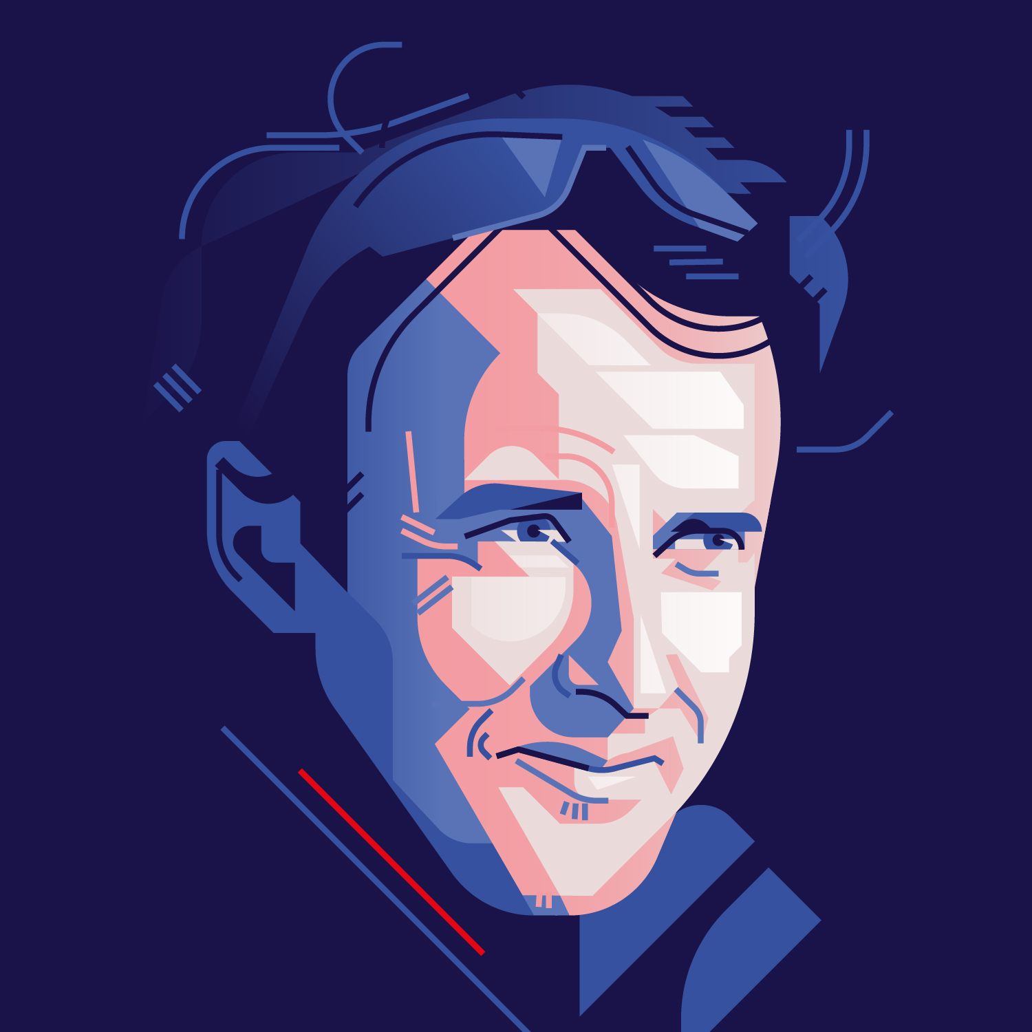 Portrait de Alain Gautier pour le wall of fame village du Vendée Globe 2024